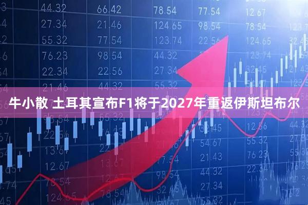 牛小散 土耳其宣布F1将于2027年重返伊斯坦布尔